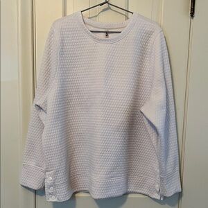 MT Women's Textured Cream Sweatshirt